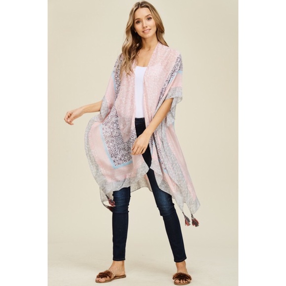 ❤️SALE Gorgeous Boho Scarf Kimono Cardigan - Picture 2 of 7